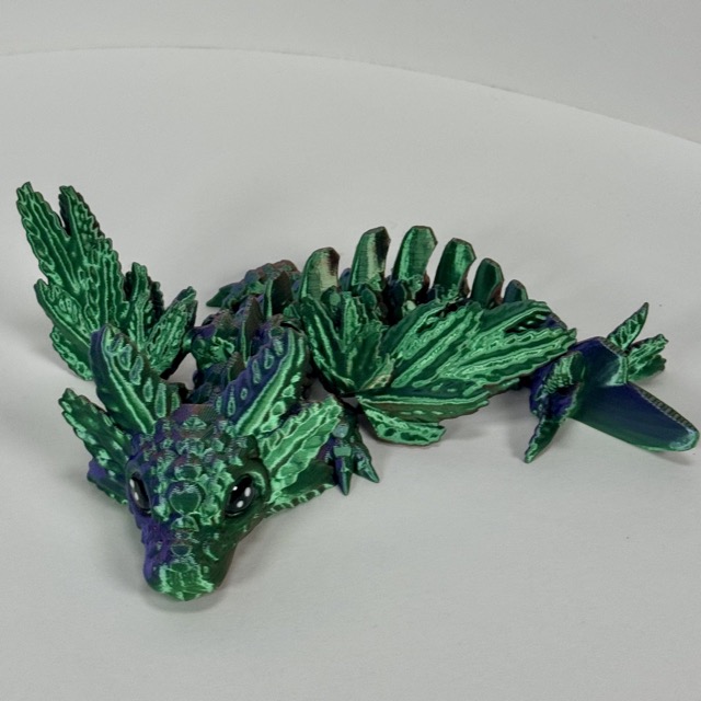 Winged Axolotl Dragon - Medium - Image 4