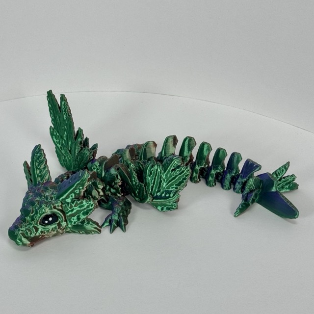 Winged Axolotl Dragon - Medium - Image 5