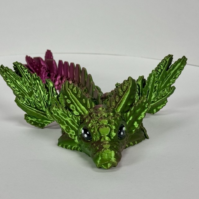 Winged Axolotl Dragon - Medium